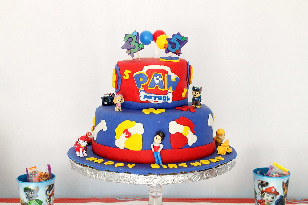 A Paw Patrol Birthday Party for two