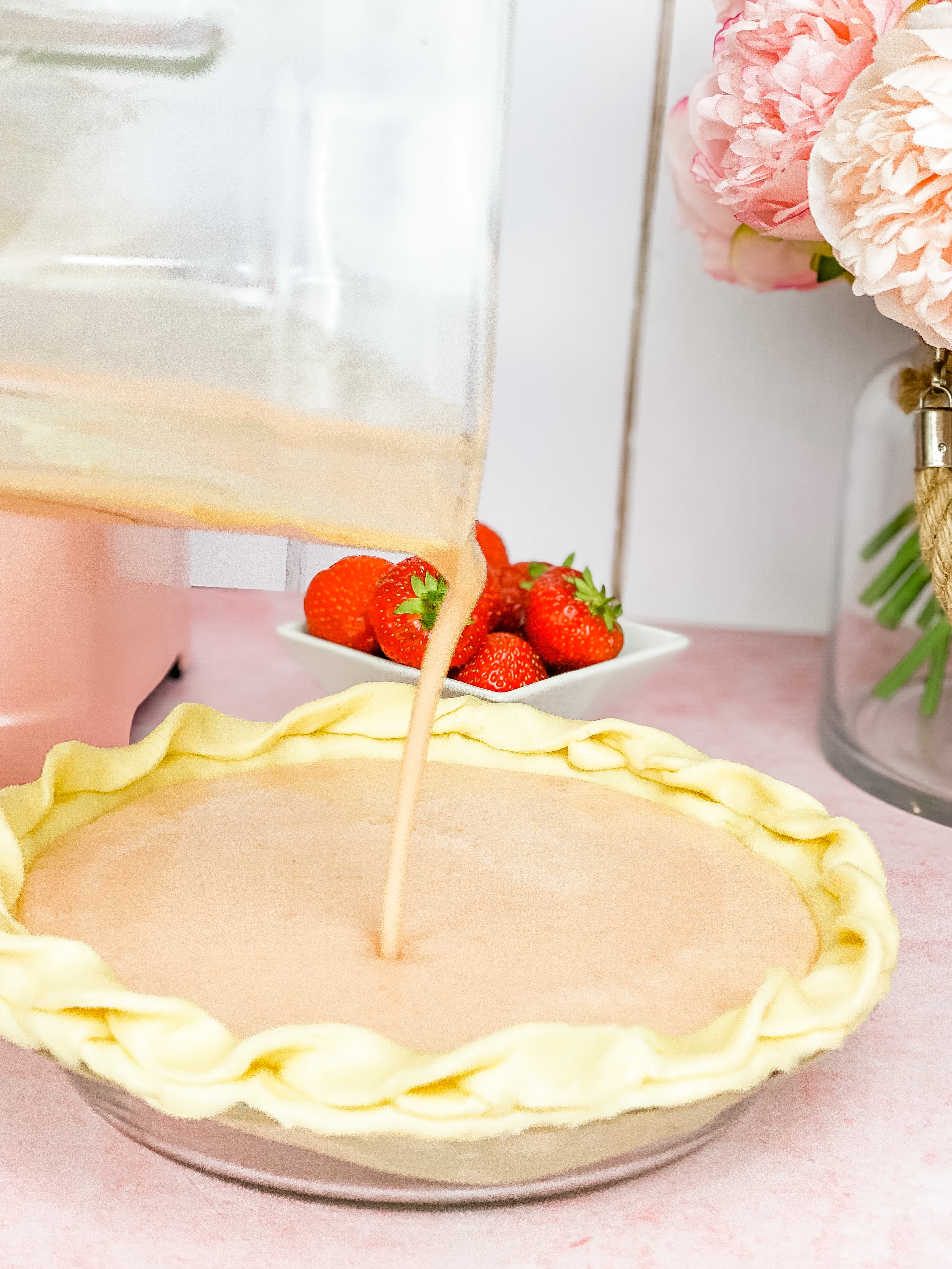 Blender Strawberry Lemon Pie Recipe