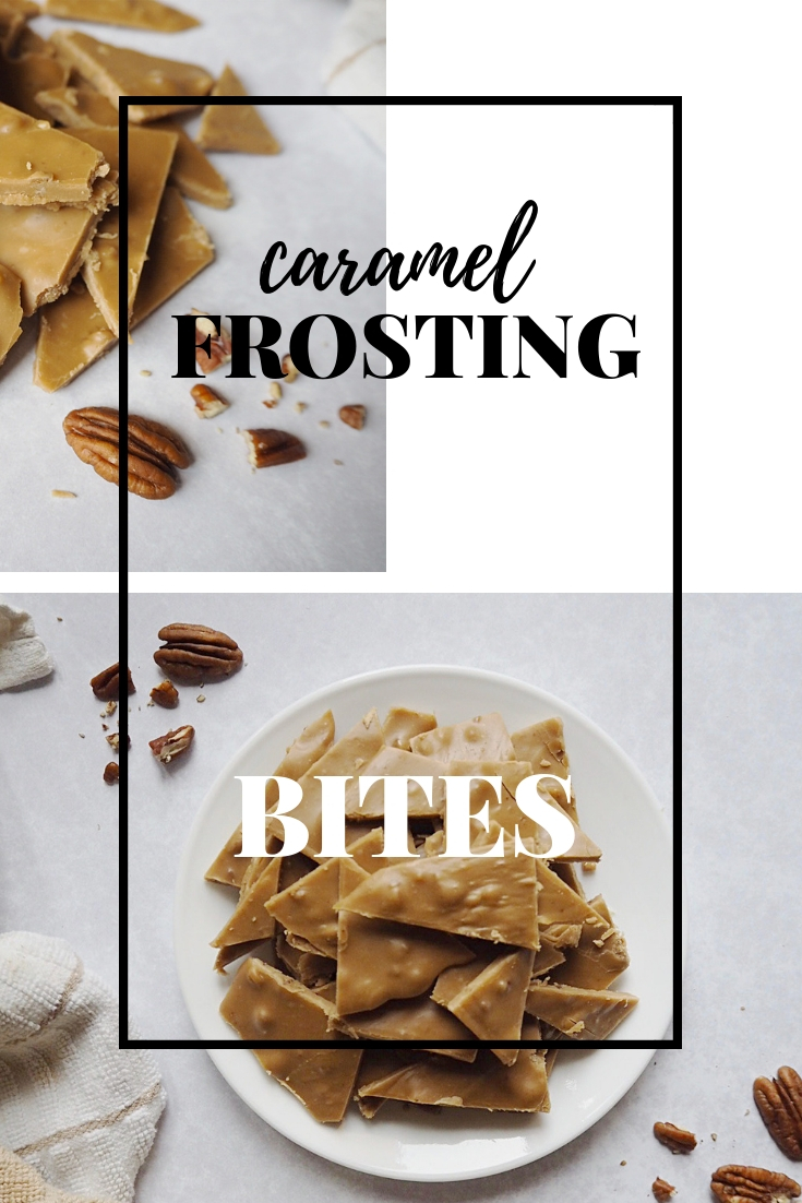 Caramel Frosting Bites recipe frosting without the cake