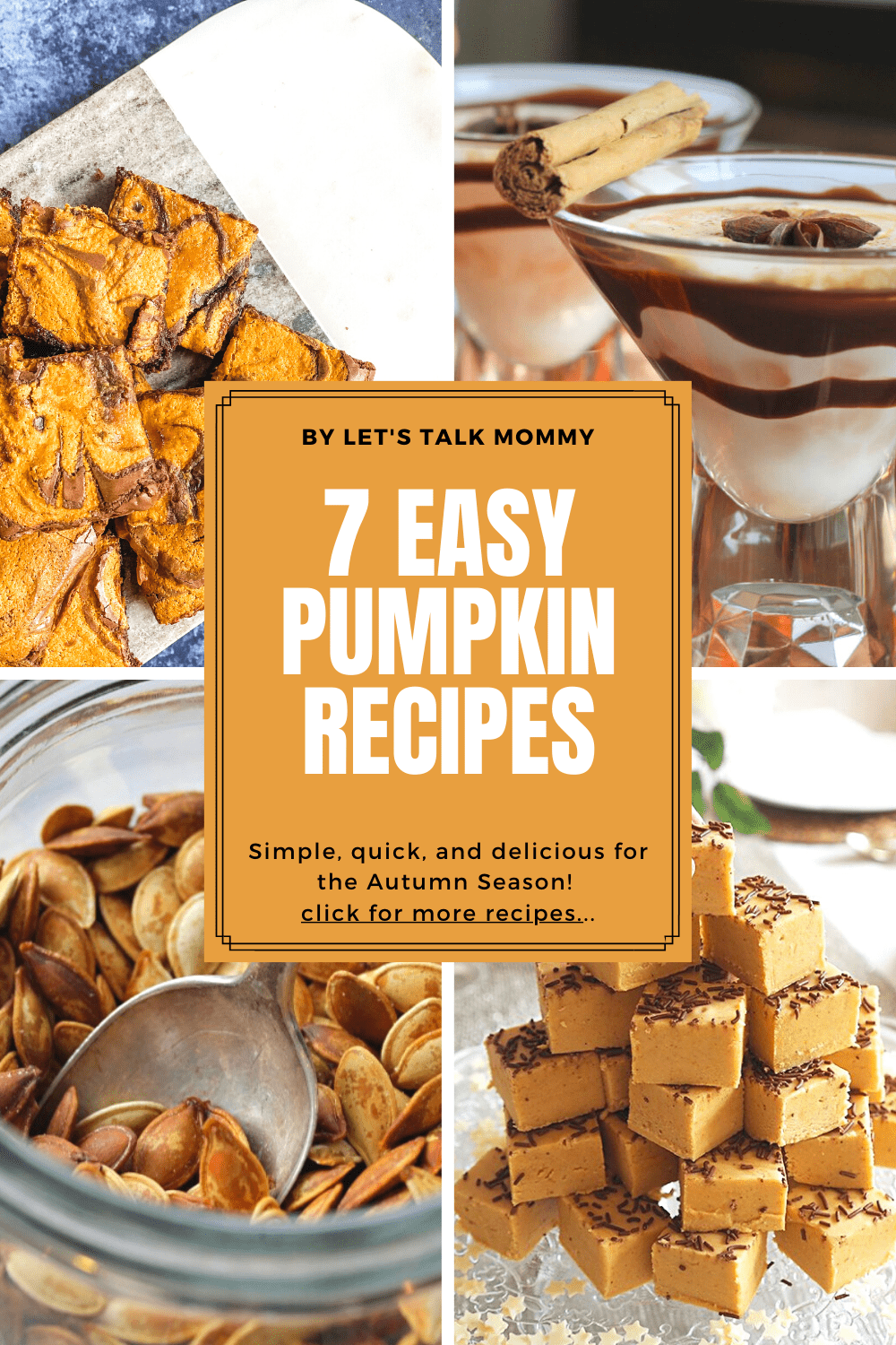 7 easy pumpkin recipes uk by Let's talk mommy